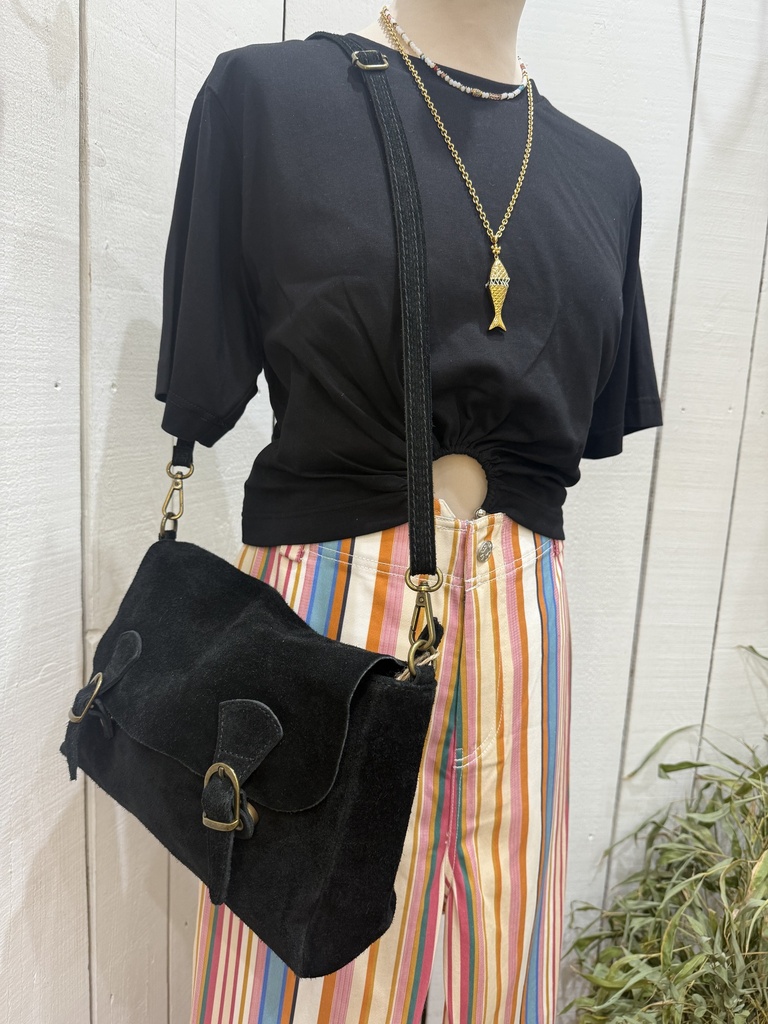 sac en daim noir