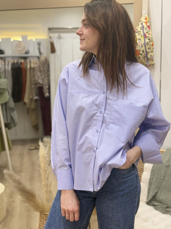 Chemise parme