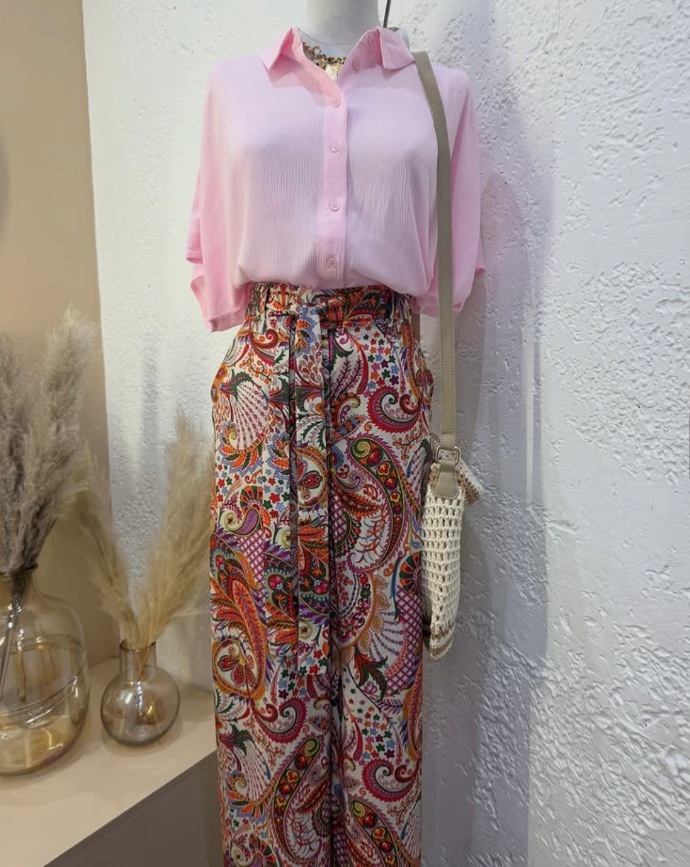 Pantalon Zola rose