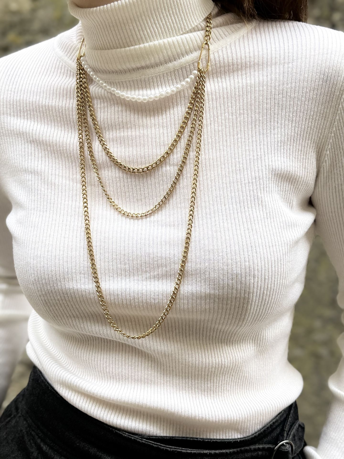 Collier 3 rangs