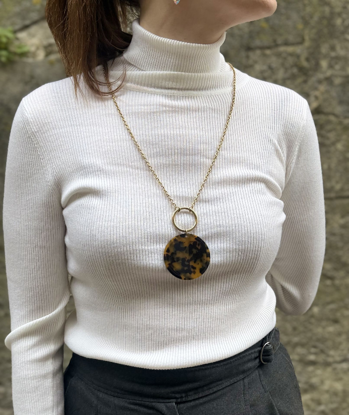 Sautoir écaille de tortue