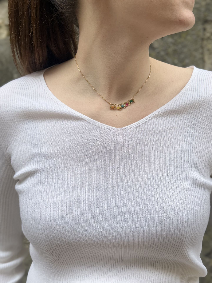 Collier confetti