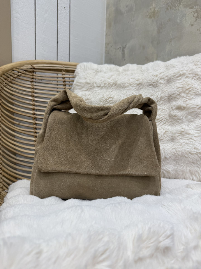 Sac en cuir beige clair
